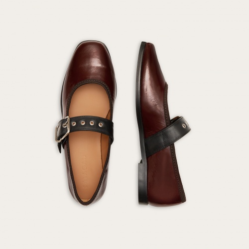 Louisine Ballerina, glossy bordo #2526